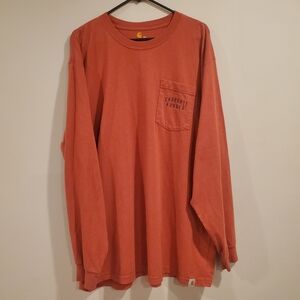 Carhartt Men's Red Long Sleeve Shirt